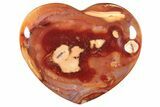 Colorful Carnelian Agate Heart #205284-1